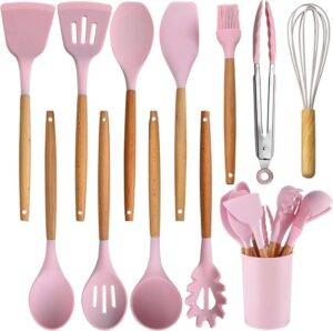 2a5a7e6fc4c6f_1750_3246 12 Pcs Silicon Spatula Set Pink