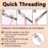 30PCS Threading Needles