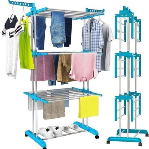 3 Step Plastic Cloth Dryer Rack