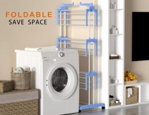 2a5a7e6fc4c6f_1925_3794 3 Step Plastic Cloth Dryer Rack