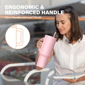 2a5a7e6fc4c6f_1998_4103 1200ml Tumblers Pink With Steel Straw