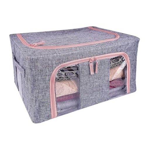 24Ltr Storage Box Burlap Grey