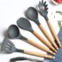 44134160c8ed397c583c5da7c0dfe6bf 12 Pcs Silicon Spatula Set Grey