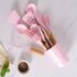 45bf970d468cf7ae6834bc57959cf5ad 12 Pcs Silicon Spatula Set Pink