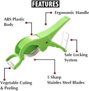 2 In 1 Veg Cutter & Peeler