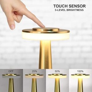Gold Metal LED Table Lamp