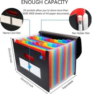 71wqY2-xk-L._SY450_ 24 Pocket File Folder