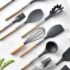 922739c4935edd7508d05ececfd36ba6 12 Pcs Silicon Spatula Set Grey