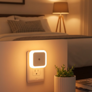 WHITE TABLE LAMP (3) Smart Light Sensor Light