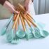 bbe4051253a6b0ca3256ce4a5f0b7f38 12 Pcs Silicon Spatula Set green