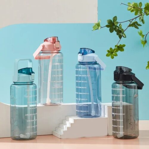 bottle4 2 Liter Transparent Motivational Bottles