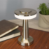 Silver Metal Table Lamp