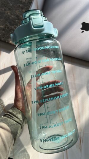 2 Liter Transparent Motivational Bottles