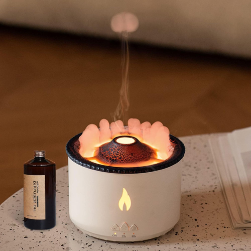 Ultrasonic Volcano Flame Diffuser