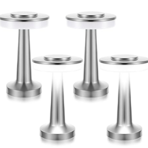 Silver Metal Table Lamp