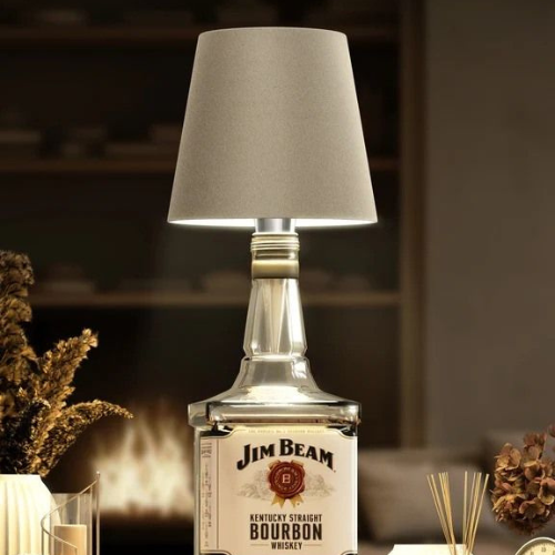 White Bottle Lamp