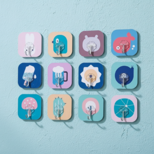 Printed Wall Hook Pack Of 10