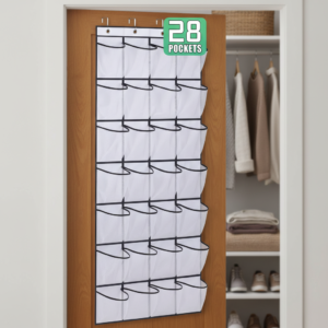 1b80916e-2ccb-4bd6-94bb-ced70954d261 Door Shoe Organizer 28 Pocket