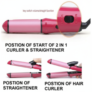 200128a1-7cd8-49bc-b175-ab71a395f6e2 2 IN 1 Nova Hair Straightener