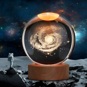 3D Planet Crystal Ball Light 8cm
