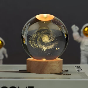 3D Planet Crystal Ball Light 8cm