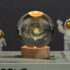3D Planet Crystal Ball Light 8cm