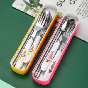4Pcs Kids Cutlery Set