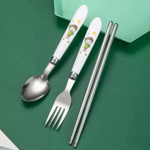 4Pcs Kids Cutlery Set