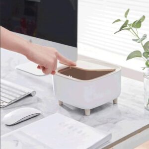 Minimal Desktop Trash Bin with Lid