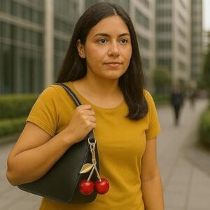 Cherry purse Keychain