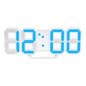 3D LED Clock Blue