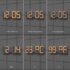 2a5a7e6fc4c6f_2037_4196 3D LED Clock Orange