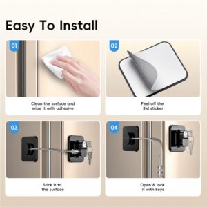 Fridge Door Lock With Key