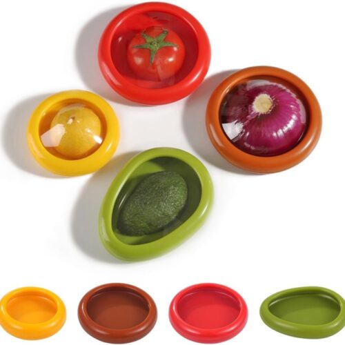 4pcs Fruit Vegetable Storage Box Set