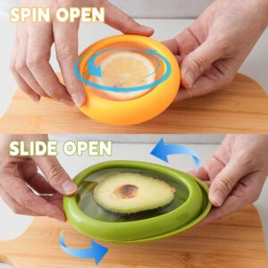 4pcs Fruit Vegetable Storage Box Set