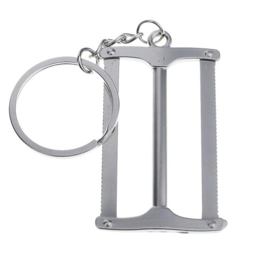 Double Side Saw Keychain