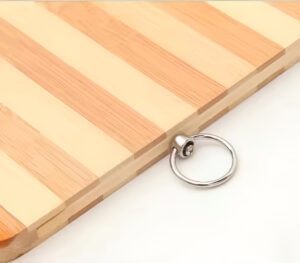 Bamboo Cutting Board with Ring 30x20