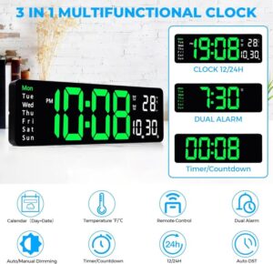 2a5a7e6fc4c6f_524_4073 Digital Wall Clock Green White