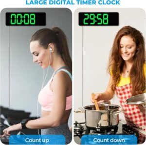 2a5a7e6fc4c6f_524_4074 Digital Wall Clock Green White