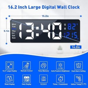 2a5a7e6fc4c6f_531_2913 Digital Wall Clock White blue