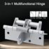 Door Hinge Lock Silver