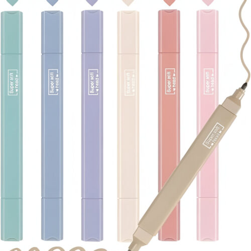 Double side highlighter Pen 6pcs