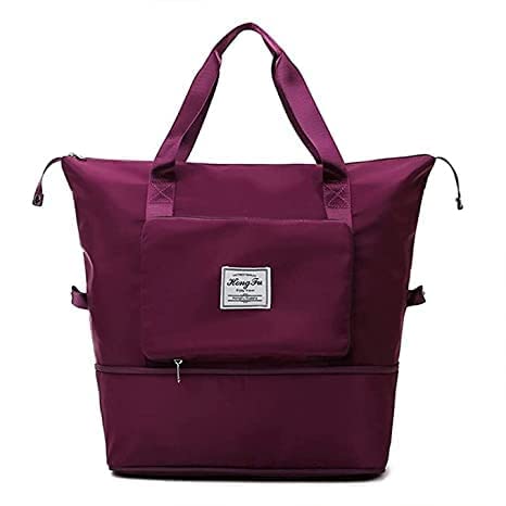 31XDUSGi7sL Foldable Travel Bag Purple