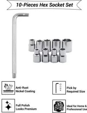 10 pcs socket wrench set