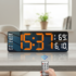 3ec9dbd7-56d9-4a34-b1bd-0a763edb5305 Digital Wall Clock Orange White