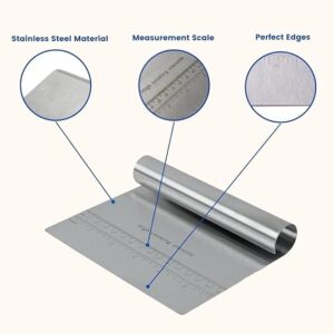 512JDbB6yPL._SX569_ Stainless Steel Dough & Cake Scraper