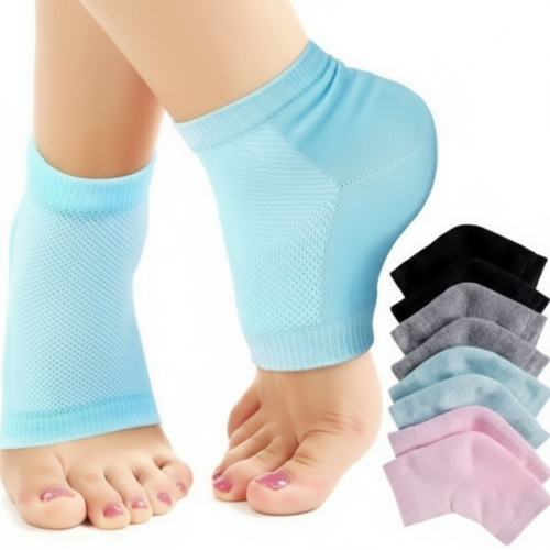 Cotton Gel Heel Socks
