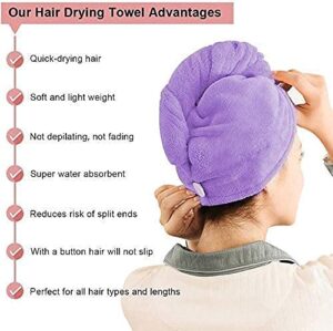 Microfiber Hair Drying Towel Wrap