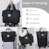 51J7ASrCXiL Duffel Trolley Bag With Wheel Black