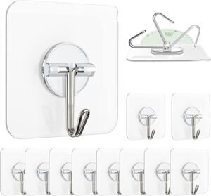 Round Wall Hook Pack Of 10